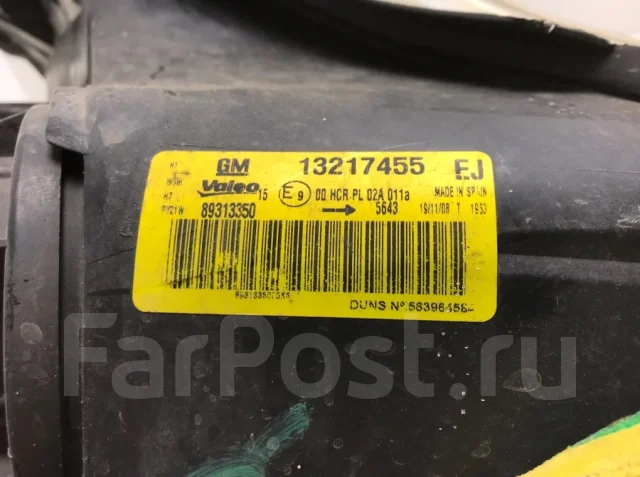 ���� ����� Opel Corsa 2007 13217455 D 1.2 I 13217455 ����