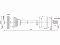 ������ � ����� Skoda Octavia 13-, Skoda Octavia A7 13-20, Volkswagen Caddy, Volkswagen Touran, VW Caddy 04-, VW GOLF VII 12-, VW Passat B6 05-09, VW T...