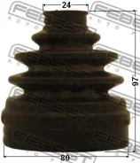 ������� ���� ���������� �������� 80x97x24 | ����/��� | Febest 1215IX35RH 1215IX35RH ����