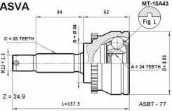 ���� �������� 24x54x25 Asva MT-15A43 MT15A43 ����