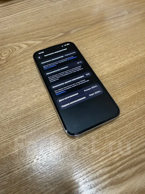 Apple iPhone 15 Pro. �/�, 128 ��, �����, 3G, 4G LTE, 5G, Dual-SIM, NFC ����