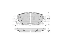 ������� ��������� �������� �������� �������� ��� Toyota Yaris (P9_) AN-714K Akebono AN-714K AN714K ����