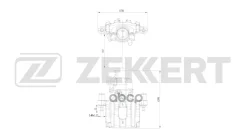 ��������� ������� ������ ����� Nissan Primera (P12) 02- Zekkert ���. bs-8344 BS8344 ����