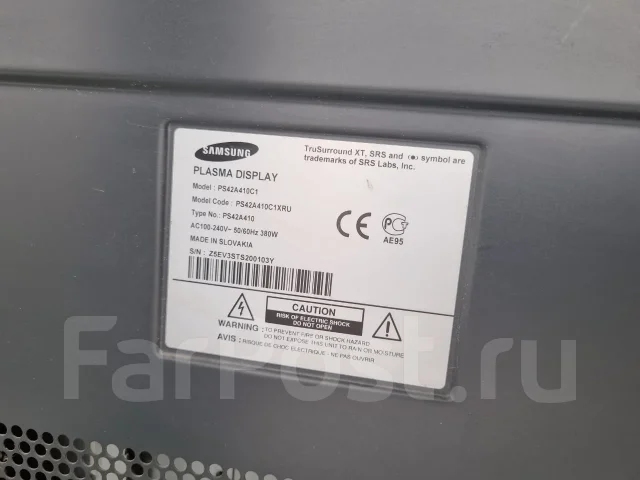 Samsung PS42A410C1. ������ ����