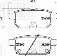 ������� ��������� �������� �������� Suzuki SX4 (2013) [178Triallipf4335] PF4335 ����