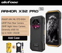 Ulefone Armor X32 Pro. �����, 256 ��, ���������, ������, 3G, 4G LTE, 5G, Dual-SIM, ����������, NFC ����