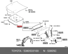 ��������� Toyota 5380533100 5380533100 ����