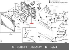 ����� ����������� Mitsubishi 1355A449 1355A449 ����