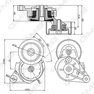 ���������� ����� ���������� TO/LE mot. 1/3UR Land Cruiser _J20# 12-, Seqyuoia _K6# 09-, Tundra _K5# 07- LE GX460 09-, LX 570 07- GMB GAT31660 GAT31660...