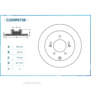���� ��������� ������ Hyundai / KIA C220R0738 ����