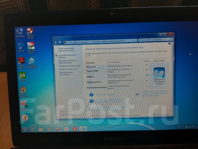 Samsung R580. 15.6", 2,8����, ��� 8 ��, ���� 250���, WiFi: 1, ����������� �� 1��. ����