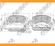 ��������� ������� �������� /�������� �������� 4�� /TI-GUAR ��� Mitsubishi Minica 1998-2011, Toppo H82 2008-2013, Daihatsu Mira LA300 2011-2018; TG-642...