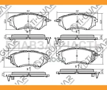��������� ������� �������� /�������� �������� 4�� /TI-GUAR ��� Subaru Legacy BP#, BH# 2005-2014; Forester 1998-; PN7499 TG-7499 26296AG000 TI-GUAR TG7...