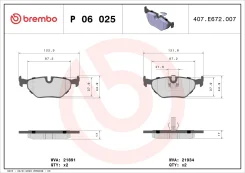 ������� ��������� �������� | ��� | Brembo P06025 P06025 ����