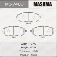 ������� ��������� ����� Subaru Impreza GR 07- Forester SH 07 Masuma MS7460 ����