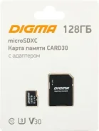 ����� ������ Digma micro-SDXC 128GB Class 10 127201/127195 ����