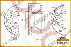���� ��������� 430/290x45/159.5 BPW Sonder 160050076 160050076 ����