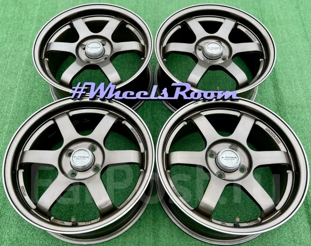 Бронзовые Kyowa Racing KR230. 16”x7j 4x100 et42 вес 6,7кг, 16
