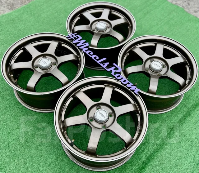 Бронзовые Kyowa Racing KR230. 16”x7j 4x100 et42 вес 6,7кг, 16