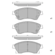 ������� ��������� �������� Chevrolet Cruze, Orlando (������� ��������, �������� �������� ��������� ������� �������� ���) SP1362 Sangsinbrake SP1362 ��...