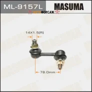 ������ ������������� (����) Masuma front Mitsubishi Pajero / V83W, V87W, V93W, V97W LH Masuma ML-9157L Masuma, ����� �������� ML9157L ����