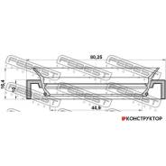 ������� ������� 44.9x80.25x10x16.4 | ����/��� | Febest 95HAY46801016C 95HAY46801016C ����