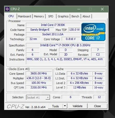 Intel Core i7-3930K ����