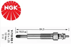 ����� ����������� Y-719RS1 6900 NGK Y719RS1 ����