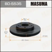 ���� ��������� Masuma, front Honda Stream / RN [��.2] BD-5535, �������� BD5535 ����
