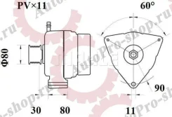 ��������� 28V, 80A MB Mahle MG 793 MG793 ����