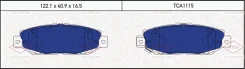 ������� ��������� �������� | ��� | Mazda 6 02- Tatsumi TCA1115 TCA1115 ����