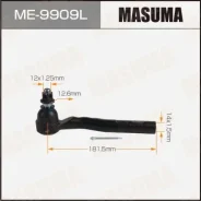 ���������� ������� ���� Masuma Mazda Mazda 2 14- LH ME-9909L, ����� ME9909L ����