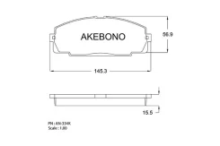 ������� Akebono AN-334K Akebono AN334K AN334K ����