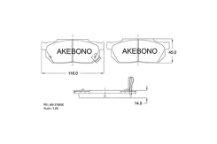 ������� Akebono AN-378WK Akebono AN378WK AN378WK ����