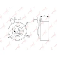 ����� �������� ����� ��� Volvo S40 I 1.6-2.0 99-04 / XC90 2.5T 02- / �1 Lynxauto PB1151 PB1151 ����
