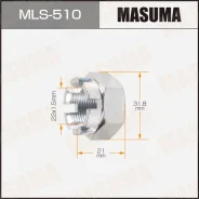 ����� ����� Masuma, M22x1.5(R), ����� 21��, ��� ���� 32��, ���. MLS-510 MLS510 ����