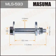 �������� ����� ��������������� (�����������) Masuma MLS-593, ��� Mitsubishi (OEM MR418672, MU001083, MN125376) (+�����, �����) MLS593 ����