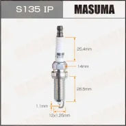 ����� ��������� Masuma Iridium+Platinum � ���������/���������� ����������, ���. S135IP S135IP ����