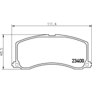 ������� ��������� �������� Nisshinbo ��������, �������� �� ��� (4 ��), ���. NP9008 (PF-9381) NP9008 ����