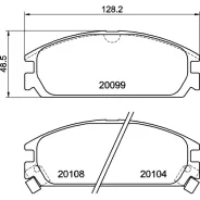 ������� ��������� �������� Nisshinbo ��������, �������� �� ��� (4 ��), ���. NP8020 (PF-8127) ����