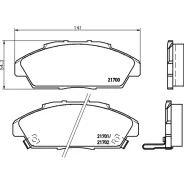 ������� ��������� �������� Nisshinbo ��������, �������� �� ��� (4 ��), ���. NP8024 (PF-8223) ����