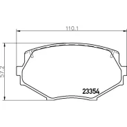 ������� ��������� �������� Nisshinbo ��������, �������� �� ��� (4 ��), ���. NP5063 (PF-5364) ����