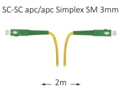 ����-���� ���������� SC-SC APC/APC SM Simplex--2m ����