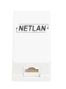 ��������� ������� NETLAN, 1 ����, ���.5� , RJ45/8P8C, 110, T568A/B, �������., ����� ����