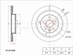 ���� ��������� SAT ST-25-0258, ������ ST250258 ����