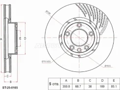 ���� ��������� SAT ST-25-0165, �������� ST250165 ����