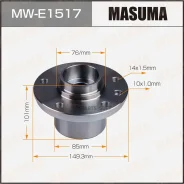 ������� � ����������� VAG Transporter 03- ����. � ��� Masuma MWE1517 MWE1517 ����