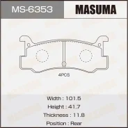 ������� ��������� �������� Masuma ������, �������� �� ��� (4 ��), ���. MS-6353 MS6353 ����