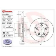 ���� ��������� �������� ������������� VW Touareg [178Brembo09C88111] 09C88111 ����