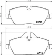 ������� ��������� �������� �������� MINI R56 (2005)/ Clubman R55 (2006) [178Textar2391503] 2391503 ����
